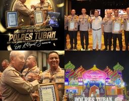 Luar Biasa, Polres Tuban Raih Penghargaan Best Theme Type A Dari Kapolda Jatim.