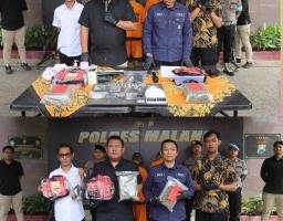 Polres Malang Berhasil Bongkar Peredaran Narkoba Jaringan Lapas, 2 Kilogram Ganja Disita