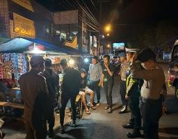 Jelang 1 Muharam Polres Tulungagung Bersama Tiga Pilar Gelar Patroli Skala Besar