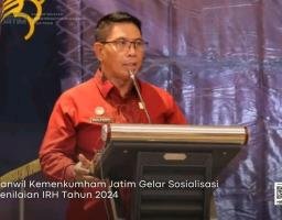 Kanwil Kemenkumham Jatim Gelar Sosialisasi Penilaian IRH Tahun 2024