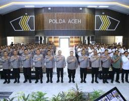 Jelang Pilkada, Kaops NCS Polri Beri Arahan di Polda Aceh: Junjung Tinggi Persatuan Dan Kesatuan Bangsa