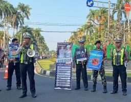 Car Free Day, Polresta Malang Kota Sosialisasikan Target Prioritas Ops Patuh Semeru 2024