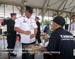 Sampaikan Filosofi Catur, Stafsus Menkumham Sapa WBP Lapas Malang 