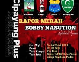 Cipayung Plus Kota Medan Beri Rapor Merah Bobby Nasution 29 Juli 2024 Mendatang