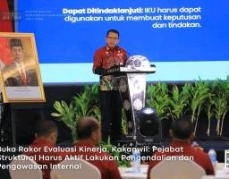 Buka Rakor Evaluasi Kinerja, Kakanwil: Pejabat Struktural Harus Aktif Lakukan Pengendalian Dan Pengawasan Internal