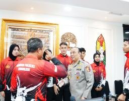 Lepas Kontingen Taekwondo Polri ke Malaysia dan Thailand, As SDM Kapolri Motivasi Atlet Dengan Beasiswa Pendidikan
