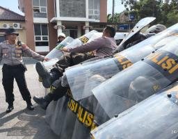 Polres Pamekasan Tingkatkan Keterampilan Anggota Dalmas Jelang Pilkada Serentak 2024