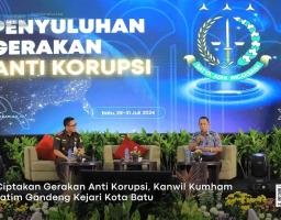 Ciptakan Gerakan Anti Korupsi, Kanwil Kumham Jatim Gandeng Kejari Kota Batu