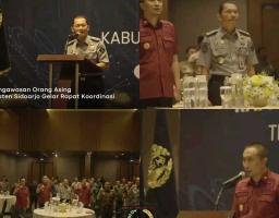Tim Pengawasan Orang Asing Kabupaten Sidoarjo Gelar Rapat Koordinasi