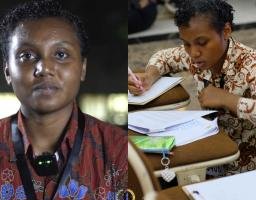 Lin, Putri Suku Oburauw Papua Barat yang ingin Mengabdi Lewat Polri