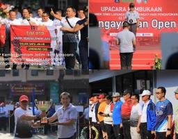 Tim PTP Kemenkumham Jatim Ikuti Upacara Pembukaan Turnamen Tenis Lapangan Memperingati Hari Pengayoman ke-79