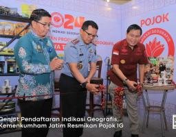 Genjot Pendaftaran Indikasi Geografis, Kemenkumham Jatim Resmikan Pojok IG