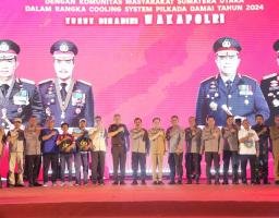 Kunker Wakapolri Ke Sumut, 'Silaturahmi Kamtibmas Polda Sumut Komitmen Jaga Keamanan Pilkada 2024'