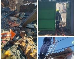 Diduga Tabung Elpiji Meledak Di Jalan Bulak Cumpat Barat Yang Menewaskan 1 Orang