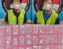 Polrestabes Surabaya Amankan Dua Pemuda Diduga Edarkan Sabu