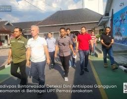 Kadivpas Bintorwasdal Deteksi Dini Antisipasi Gangguan Keamanan di Berbagai UPT Pemasyarakatan