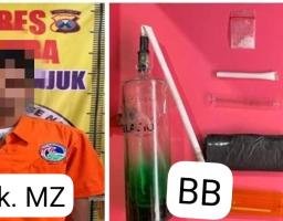 Polres Nganjuk Gagalkan Transaksi Sabu dan Tangkap Pelakunya