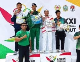 Atlet Taekwondo Polda Jawa Timur Raih Medali Emas di PON XII