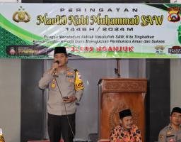 Polres Nganjuk Peringati Maulid Nabi Muhammad SAW 1446H/2024M