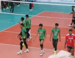 Tim Voli Putra Jatim Masuk Semifinal Usai Menang 3 – 0 atas Tim Kaltim di PON XXI Sumut