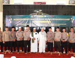 Kapolres Pelabuhan Tanjung Perak Serukan Penguatan Iman dalam Peringatan Maulid Nabi Muhammad SAW