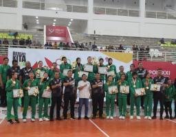 Tim Voli Putri Jatim Sabet Medali Emas pada PON XXI Aceh Sumut