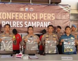 Polres Sampang Berhasil Ungkap Curanmor 9 TKP , 3 Tersangka Diamankan