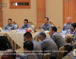 Jelang Akhir Tahun, Kemenkumham Jatim Optimalisasi Capaian Kinerja & Pengelolaan Anggaran