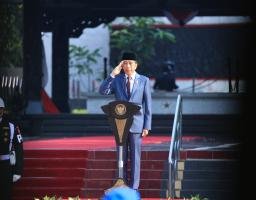 Presiden Jokowi Pimpin Upacara Hari Kesaktian Pancasila di Lubang Buaya, Kapolri Turut Mendampingi