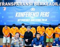 Polri Bongkar Sindikat Judi Online yang Dikendalikan Warga Negara Asing, Perputaran Uang Capai Rp 685 M