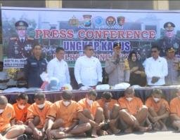 Polres Bondowoso Berhasil Bongkar Jaringan Narkoba Selama Ops Tumpas Narkoba Semeru 2024