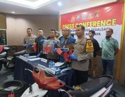 Satreskrim Polsek Tegalsari Berhasil Tangkap Komplotan Spesialis Pencurian Kabel PJU