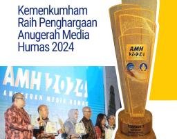 Kemenkumham Berinovasi, Raih Penghargaan Tertinggi di Media Sosial