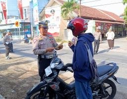 Tim Operasi Zebra Semeru 2024 Polres Nganjuk Lakukan Patroli dan Pantauan Wilayah Rawan Laka