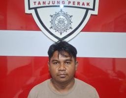 Polres Pelabuhan Tanjung Perak Amankan pelaku Penggelapan Sepeda Motor Beraksi di 12 TKP