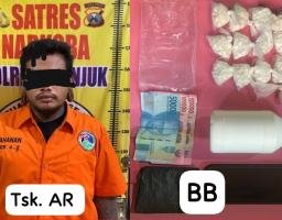 Polres Nganjuk Ungkap Kasus Peredaran Pil Dobel L, Dua Orang Terduga Pelaku Ditangkap