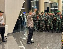 Polresta Malang Kota Kerahkan Ratusan Personel Gabungan Amankan Debat Perdana Pilkada 2024