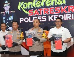 Polres Kediri Kota Berhasil Amankan Tersangka Penganiayaan di Balowerti