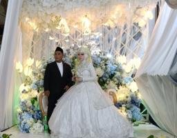 Resepsi Meriah Nur Halimah dan Putra Abdul Syafik