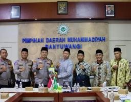 Cooling System, Kapolresta Banyuwangi Silaturahmi ke PD Muhammadiyah Pererat Sinergitas Wujudkan Pilkada 2024 Damai