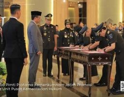 Dua Pimti Pratama Kemenkumham Jatim Promosi ke Unit Pusat Kementerian Hukum