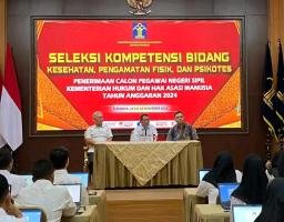 Masuki Tahap Seleksi Kompetensi Bidang, Kemenkumham Jatim Gelar SKB Kesehatan, Pengamatan Fisik & Psikotes