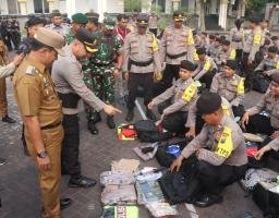 Ratusan Personel Polres Pasuruan Disiagakan di 17 Kecamatan Amankan 1.726 TPS Pilkada 2024