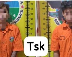 Ungkap Jaringan Pil LL, Polres Nganjuk Amankan Dua Tersangka dan Barang Bukti