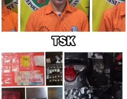 Dua Kasus Narkoba Terungkap, Tiga Tersangka Diamankan Polres Nganjuk