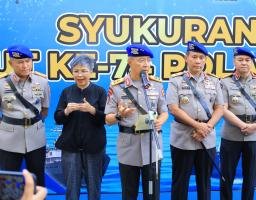Polairud Baharkam Polri Rayakan HUT ke-74 dengan Semangat Mengamankan Sumber Daya Kelautan