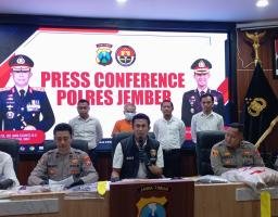 Polres Jember Berhasil Menangkap Tersangka Penyebab Tewasnya Wanita Paruh Baya di Tanggul