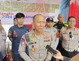 Jelang Nataru, Ditlantas Polda Jatim Laksanakan Ramcek Angkutan Umum dan Tes Urine Pengemudi