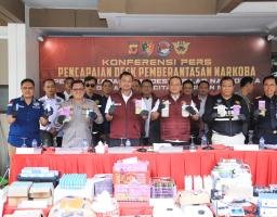 Bareskrim Polri Ungkap Jaringan Narkoba Internasional, Selamatkan 9 Juta Jiwa