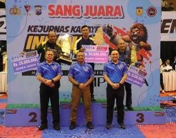 Penutupan Kejurnas Karate INKANAS Kapolri Cup 2024, Wakakor Brimob Polri Apresiasi Sportivitas Atlet